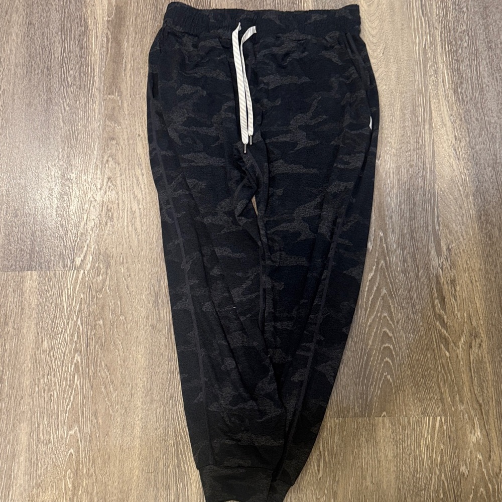 Vuori Black Camo Track Pants